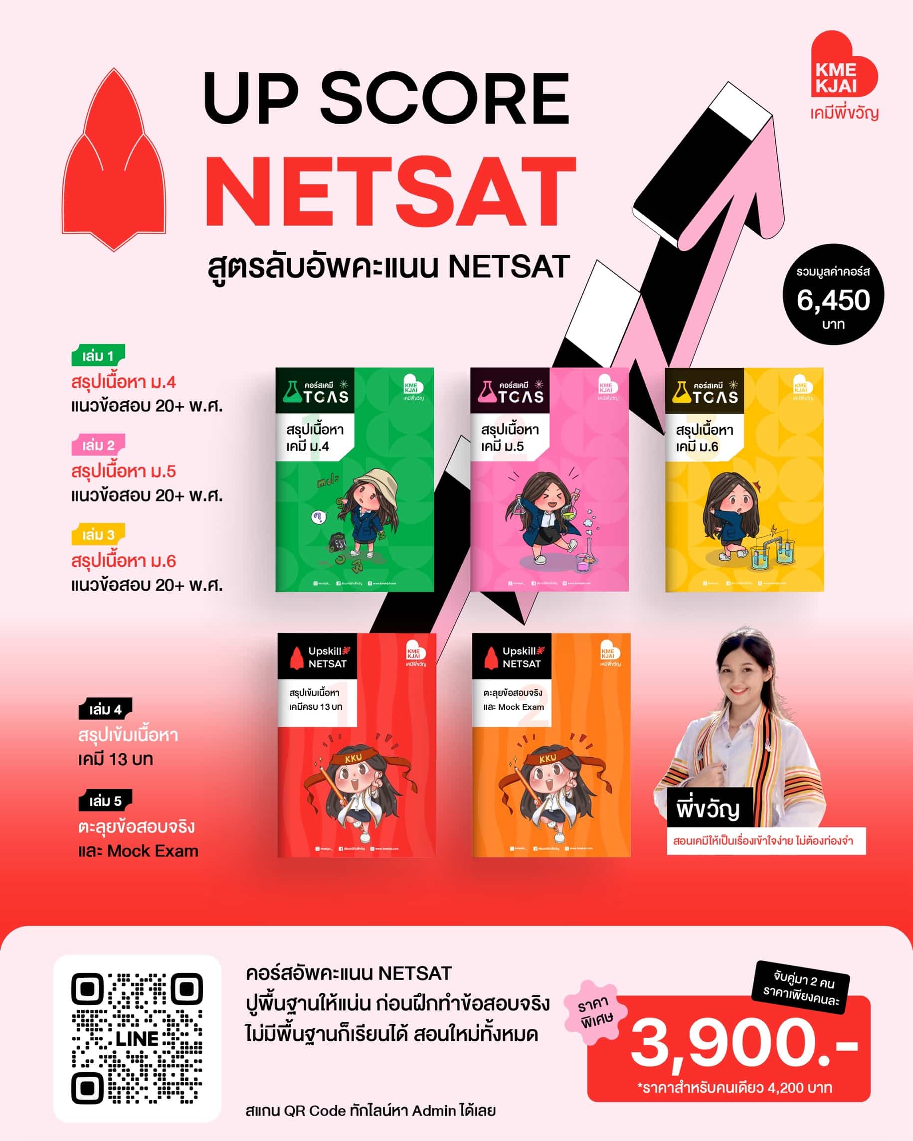 UP SCORE สูตรลับอัพคะแนน NETSAT